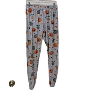 munki munki Gray Halloween Pajama Pants Star Wars Baby Yoda Womens Size M